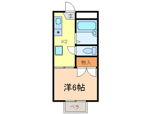 コ－ポ宝山の物件間取画像